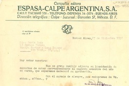 [Carta] 1958 dic. 27, Buenos Aires, [Argentina] [a] Doris Dana, Long Island, Nueva York (U.S.A.)