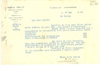 [Carta] 1929 mai 27, Aix en Provence, [Francia] [a] Mon Cher Maitre