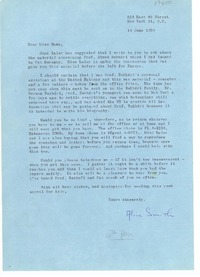 [Carta] 1959 jul. 14, New York [a] Doris Dana