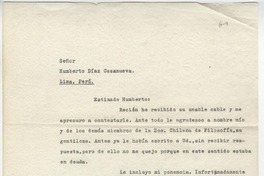 [Carta] 1951 jul. 5, Lima, Perú [a] Mario Ciudad Vásquez