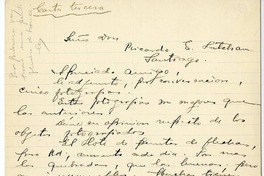 [Carta] 1915 agosto 5, Taltal, Chile [a] Ricardo Latcham.