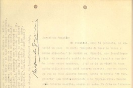[Carta] 1943 ago. 10, Santiago, Chile [a] Gonzalo Drago