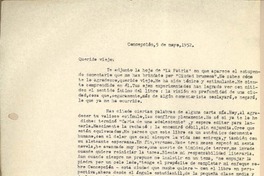[Carta] 1952 may. 5, Concepción, Chile [a] Gonzalo Drago