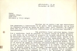 [Carta] 1977 dic. 13, Antofagasta, Chile [a] Gonzalo Drago