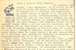 [Tarjeta] 1945 dic. 5, Santiago, Chile [a] Gonzalo Drago