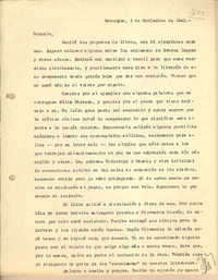 [Carta] 1943 nov. 6, Rancagua, Chile [a] Gonzalo Drago