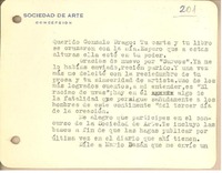 [Tarjeta] 1952 mar. 5, Concepción, Chile [a] Gonzalo Drago
