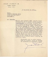 [Carta] 1967 mar. 1, Santiago, Chile [a] Joaquín Edwards Bello