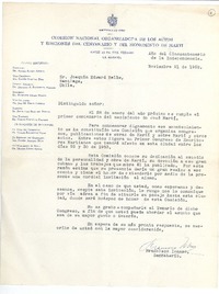 [Carta] 1952 nov. 21, La Habana, Cuba [a] Joaquín Edwards Bello