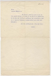 [Carta] [1954?], [Santiago, Chile] [a] Joaquín Edwards Bello