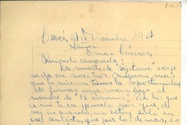 [Carta] 1927 dic.27, Curico, Chile [a] Luis Omar Cáceres