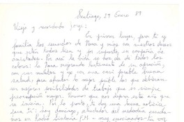 [Carta] 1989 ene. 29, Santiago, Chile [a] Jorge [Aravena Llanca]