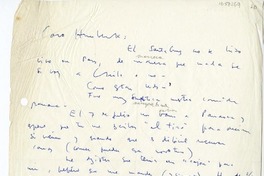[Carta] [1959] Italia [a] Humberto Díaz-Casanueva