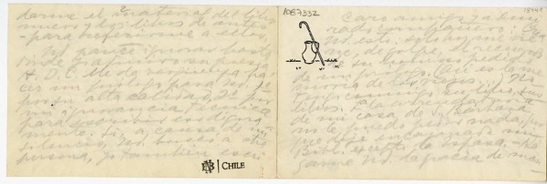 [Carta] [1949], Veracruz, México [a] Humberto Díaz-Casanueva