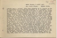 [Carta] 1947 abril 3, Bahía Blanca, Argentina [a] Marta Brunet, Buenos Aires