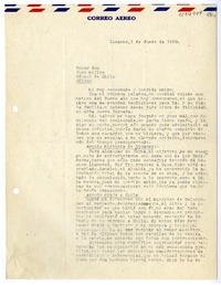 [Carta] 1950 enero 1, Linares, Chile [a] Juan Mujica de la Fuente, Bilbao, España.