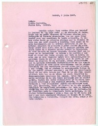 [Carta] 1957 julio 3, Madrid, España [a] Stella Corvalán