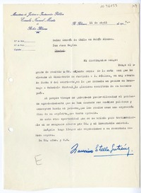 [Carta] 1947 abril 11, Bahía Blanca, Argentina [a] Juan Mujica de la Fuente
