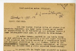 [Carta] 1959 diciembre 17, Santiago, Chile [a] Germán Vergara