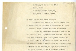 [Carta] 1945 mayo 25, Santiago, Chile [a] Armando Labra Carvajal, Quito, Ecuador