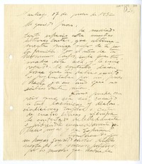[Carta] 1932 junio 17, Santiago, Chile [a] Juan Mujica de la Fuente