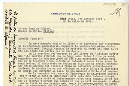 [Carta] 1935 julio 23, Ibiza, España [a] Juan Mujica de la Fuente, Bilbao