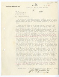 [Carta] 1934 enero 31, Barcelona, España [a] Juan Mujica de la Fuente, Madrid
