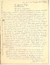 [Carta] 1951 ene. 23, San José de Maipo, Chile [a] Gonzalo Drago