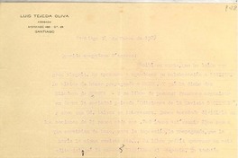[Carta] 1929 ene. 14, Santiago, Chile [a] Luis Omar Cáceres