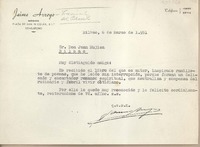 [Carta] 1951 marzo 6, Bilbao, España [a] Juan Mujica de la Fuente