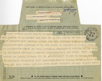 [Telegrama] 1971 octubre 21, París, Francia [a] Pablo Neruda  [manuscrito] René Maheu.