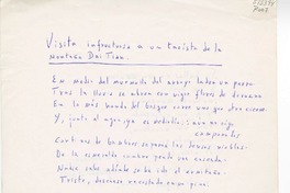 [Si hallas en un camino a un niño robando manzanas]  [manuscrito] Pablo Neruda ; transcripción de Jorge Teillier.