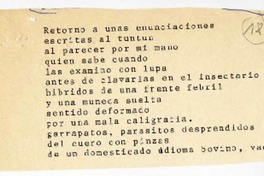 Virus  [manuscrito] Gonzalo Millán.