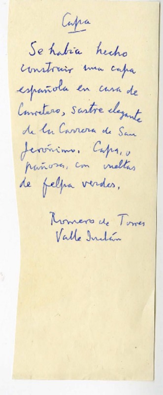 [Chilenos en Madrid]  [manuscrito] Joaquín Edwards Bello.