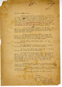 [Carta] 1967 [Santiago, Chile] [a] John  [manuscrito] Jorge Teillier.