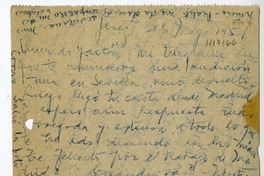 [Carta] 1951 mayo 1, Jerez [de la Frontera], España [a] Gastón [Castelló Bravo]  [manuscrito] Stella Corvalán.