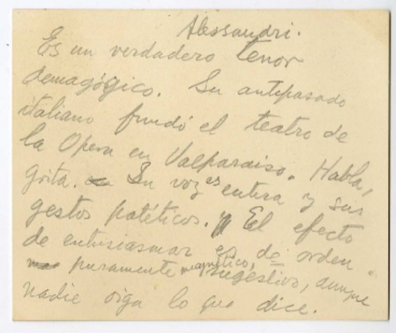 Directores  [manuscrito] Joaquín Edwards Bello.