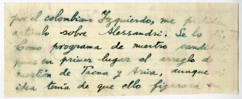 Recuerdos personales  [manuscrito] Joaquín Edwards Bello.
