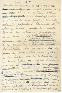 Egaña  [manuscrito] Joaquín Edwards Bello.