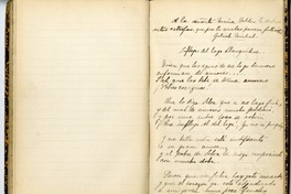 Influjos del lago Llanquihue  [manuscrito] Gabriela Mistral