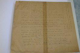 El prisionero  [manuscrito] Pablo Neruda.