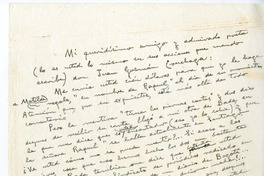 [carta] 1961, marzo 30, Buenos Aires, Argentina [a] Juan Guzmán Cruchaga  [manuscrito] Eduardo Yamarois.