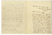 [Carta] 1909 agosto 31, Montevideo, Uruguay [a] Ernesto A. Guzmán  [manuscrito] José Enrique Rodó.