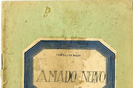 [Poesías, cuaderno 4]  [manuscrito] Amado Nervo ; transcripción de Oscar Castro.
