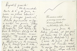 [Carta] 1981 diciembre, Viña del Mar, Chile [a] Raquel Tapia Caballero  [manuscrito] Sara Vial.