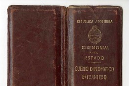 [Pase diplomático] 1953 marzo 16, Buenos Aires, Argentina [a] Juan Guzmán Cruchaga  [manuscrito] Ceremonial del Estado (Argentina)