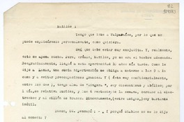 [Carta] [1957] [Santiago] [a] Matilde [Ladrón de Guevara]  [manuscrito] Osvaldo Gianini.