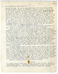 [Carta] 1957 octubre 11, Florencia [a] Querida hermana  [manuscrito] Matilde [Ladrón de Guevara].