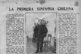 La primera sinfonía chilena