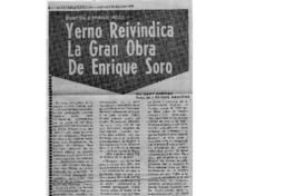Yerno reivindica la gran obra de Enrique Soro Recuerdan a eminente músico